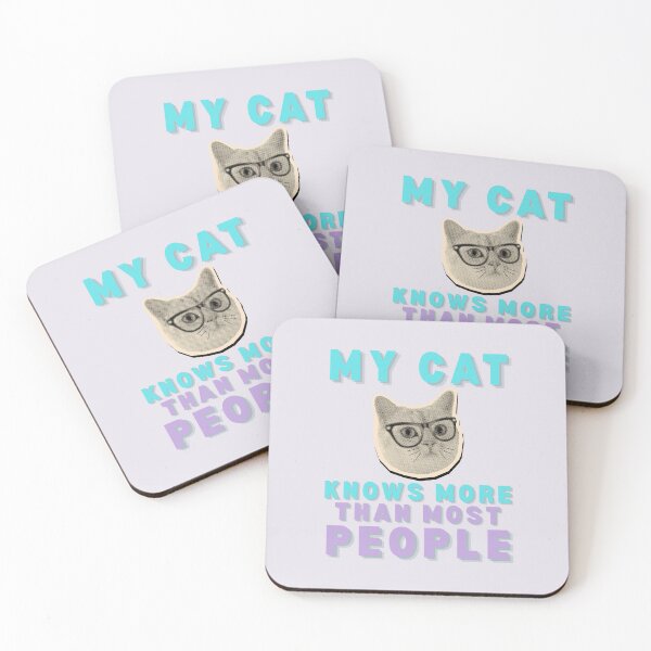 Item preview, My cat knows more than most people designed and sold by BritishDelights.