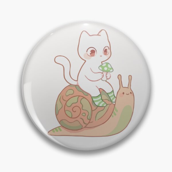 Item preview, The Slowest Adventure Cozy Cat and Snail designed and sold by Gkinoki.