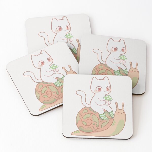 Item preview, The Slowest Adventure Cozy Cat and Snail designed and sold by Gkinoki.