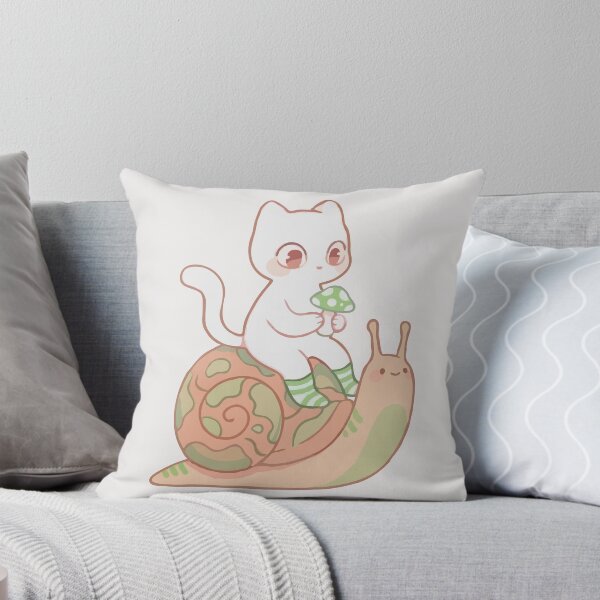 Item preview, The Slowest Adventure Cozy Cat and Snail designed and sold by Gkinoki.
