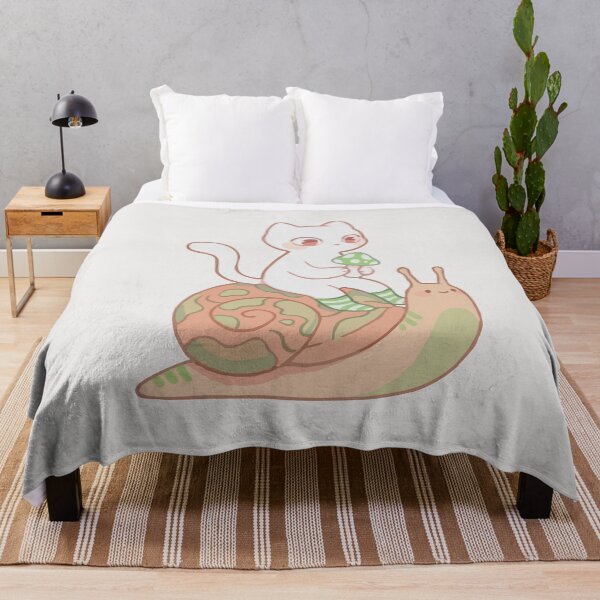 Item preview, The Slowest Adventure Cozy Cat and Snail designed and sold by Gkinoki.