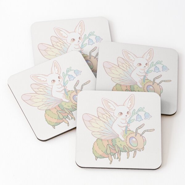 Item preview, Meadow Voyager Fennec Fox and Bumblebee designed and sold by Gkinoki.