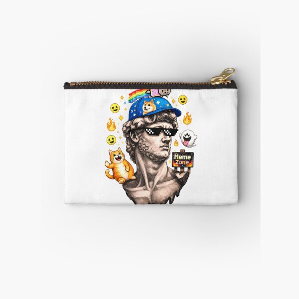 Item preview, Michelangelo David Meme Zone Statue Art designed and sold by RumiRogue.