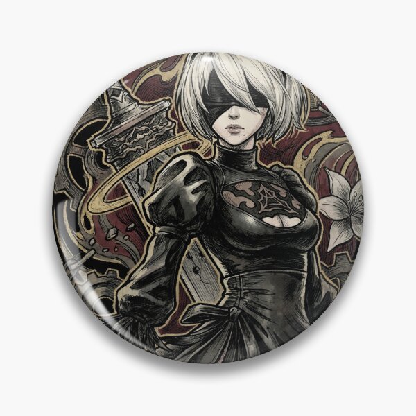 Item preview, 2B Android Eternal Cycle Maelstrom Torrent NieR Icon designed and sold by Senpaiwaves.