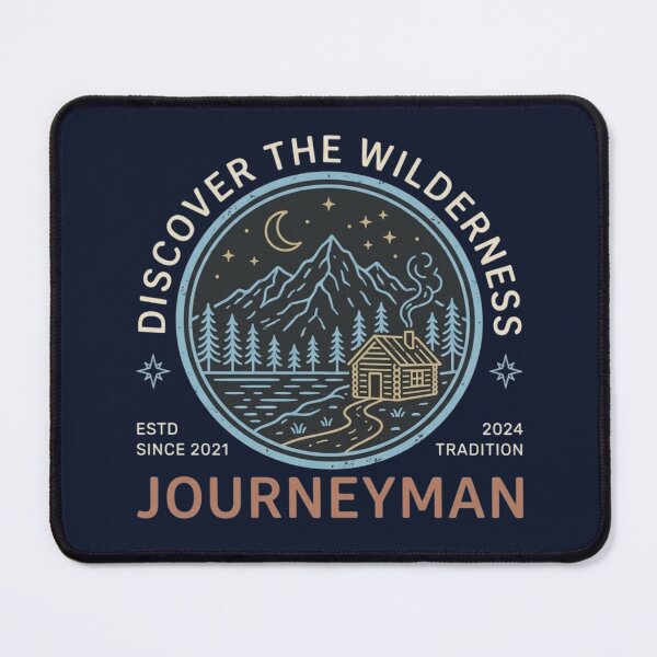 Item preview, Discover the Wilderness – Cabin Adventure Emblem designed and sold by Dogandesighn.