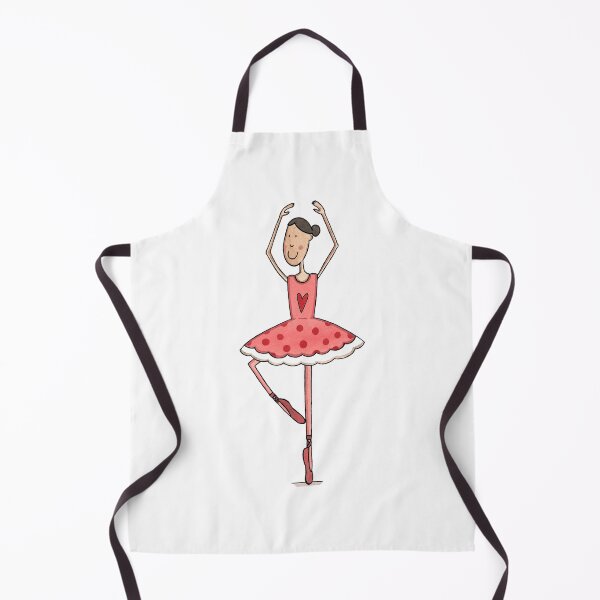 Item preview, Ballerina 2 - Medium Skin Tone and Brown/Black Hair designed and sold by Helen McCartney Designs.