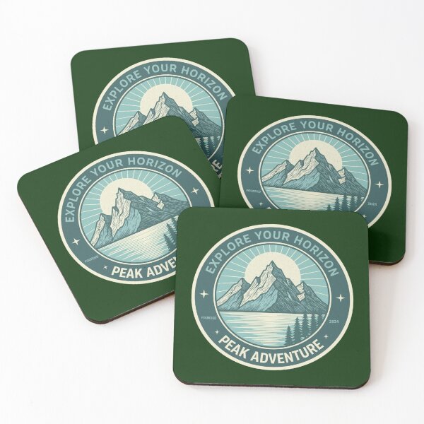 Item preview, Explore Your Horizon – Mountain Adventure Emblem designed and sold by Dogandesighn.
