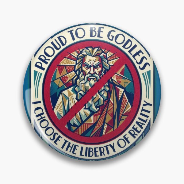 Item preview, Proud To Be Godless Art Deco designed and sold by irregulargoods.