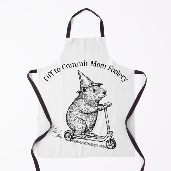 Item preview, Off to Commit Mom Foolery Funny Groundhog Scooter designed and sold by will freed18.