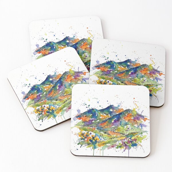 Item preview, Mourne Mountains Northern Ireland Landscape Art designed and sold by Printpix.