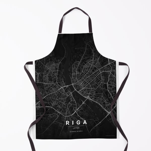 Item preview, Riga Map Print | Minimalist Noir City Map | Riga Wall Art Poster designed and sold by Lovely Maps.