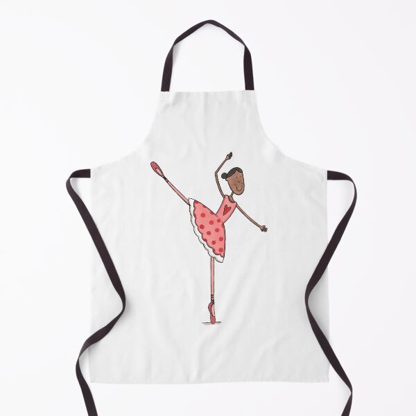 Item preview, Ballerina 3 - Dark Skin Tone and Black Hair designed and sold by Helen McCartney Designs.