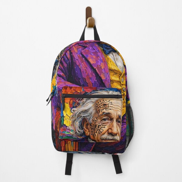 Item preview, Modern Einstein Portrait with Robot Cat designed and sold by McZerrill.