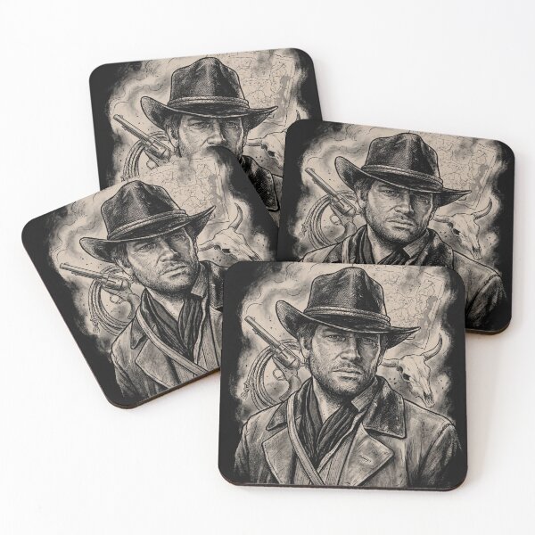 Artikelvorschau, Red Dead Redemption 2 Arthur Morgan Outlaw Legacy Portrait entworfen und verkauft von Senpaiwaves.