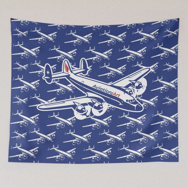 Item preview, The Elegance of the Sky – Vintage Airways Travel Poster (French Style) designed and sold by Wolagno.