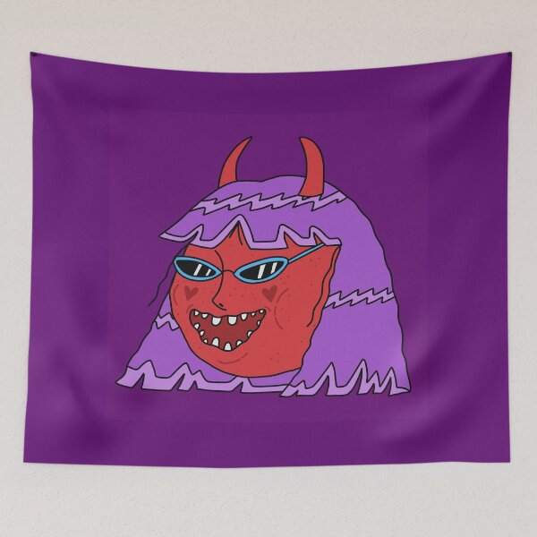 Item preview, Cool devil girl  designed and sold by aliroseart.