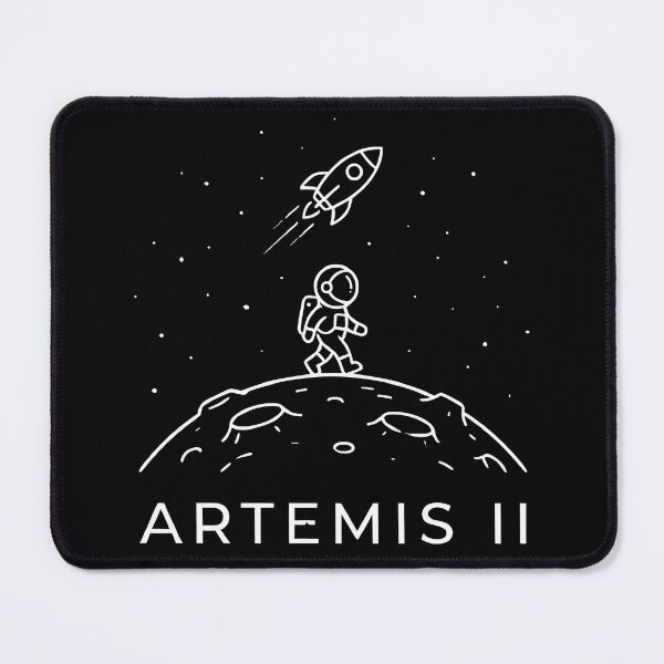 Item preview, Minimalist Artemis II Moon Mission Astronaut designed and sold by vogelnerves.