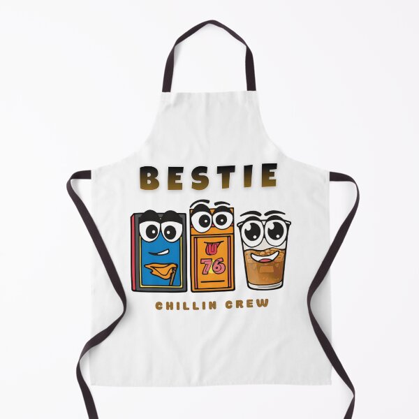 Item preview, Bestie Chillin Crew Funny Cartoon Design designed and sold by blackBubble1.