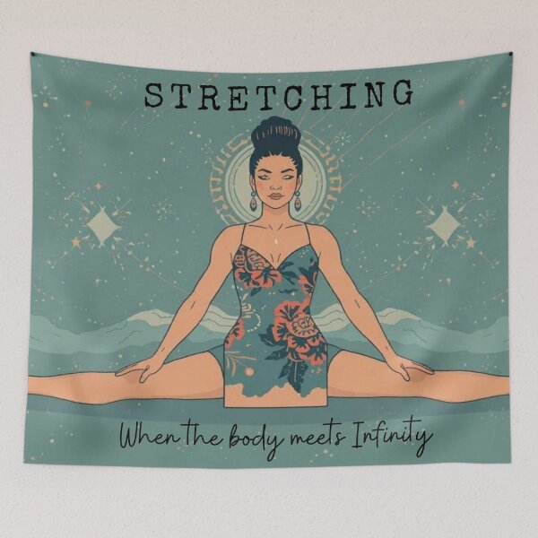 Item preview, Stretching: when the body meets infinity - fitness design designed and sold by Stellar Motion by Kornelia.