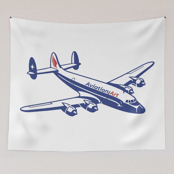 Item preview, The Elegance of the Sky – Vintage Airways Travel Poster (French Style) designed and sold by Wolagno.