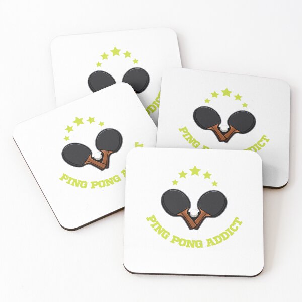 Item preview, Ping Pong Addict | Retro Stars Table Tennis Paddle Logo Gift T-Shirt designed and sold by OhMyPingCo.