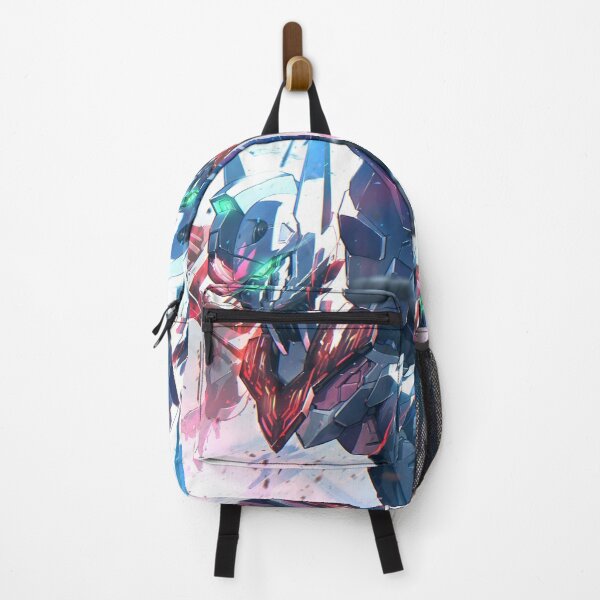 Item preview, Futuristic Neon Mecha Warrior – Cyberpunk Gundam Style Robot Anime Art designed and sold by Dyan4.