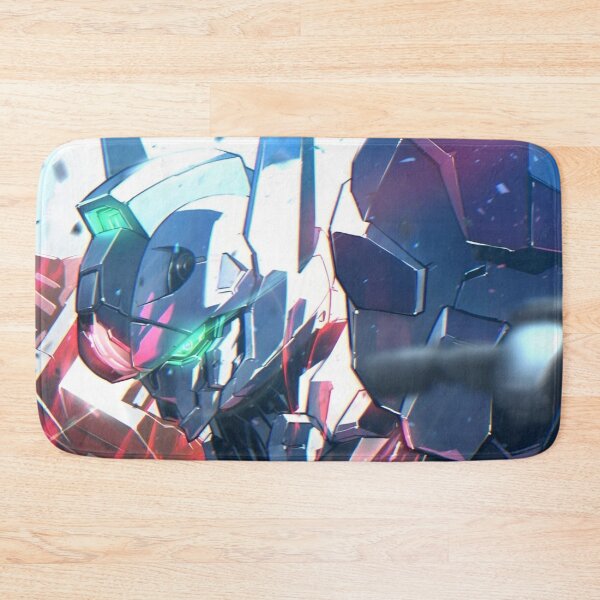 Item preview, Futuristic Neon Mecha Warrior – Cyberpunk Gundam Style Robot Anime Art designed and sold by Dyan4.
