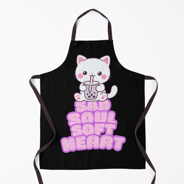 Item preview, Sad Soul Soft Heart – Cute Emotional Cat Design designed and sold by DreamLayerStudio.