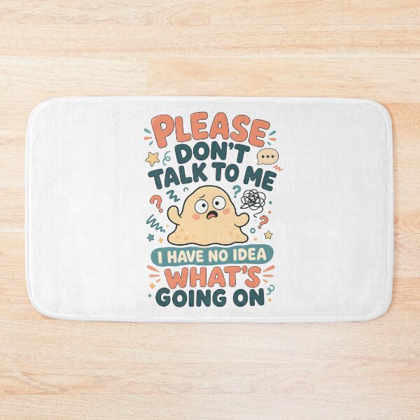 Item preview, Funny Confused Shirt – Please Don’t Talk To Me I Have No Idea What’s Going On Tee, Introvert Humor Graphic, Social Anxiety Shirt designed and sold by lamiarte.