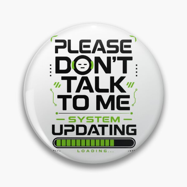 Item preview, System Updating Shirt – Please Don’t Talk To Me Tee, Funny Tech Humor Shirt, Introvert Recharge Mode Graphic designed and sold by lamiarte.