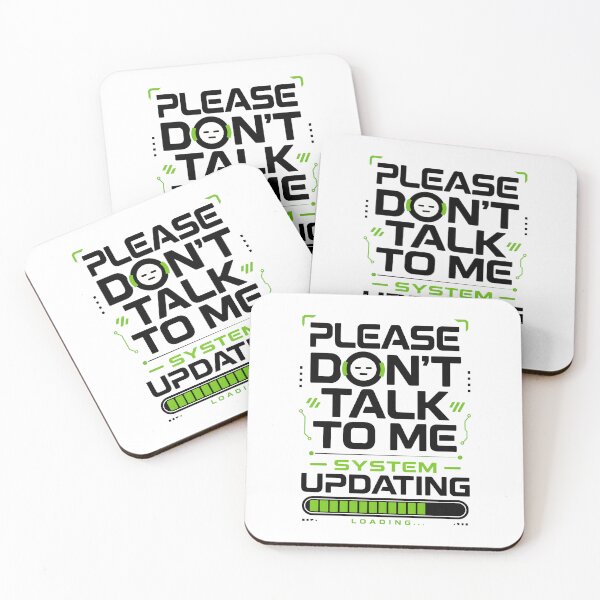 Item preview, System Updating Shirt – Please Don’t Talk To Me Tee, Funny Tech Humor Shirt, Introvert Recharge Mode Graphic designed and sold by lamiarte.