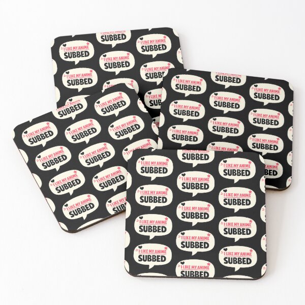 Item preview, I Like My Anime Subbed Funny Otaku Quote Design designed and sold by TeeTimeTreasure.