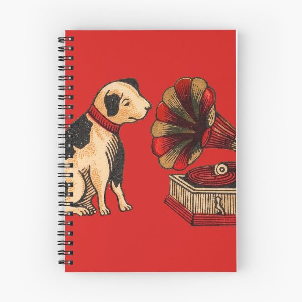 Item preview, Vintage Japanese Dog and Gramophone Matchbox Art designed and sold by Corinne Alexa Jackson.