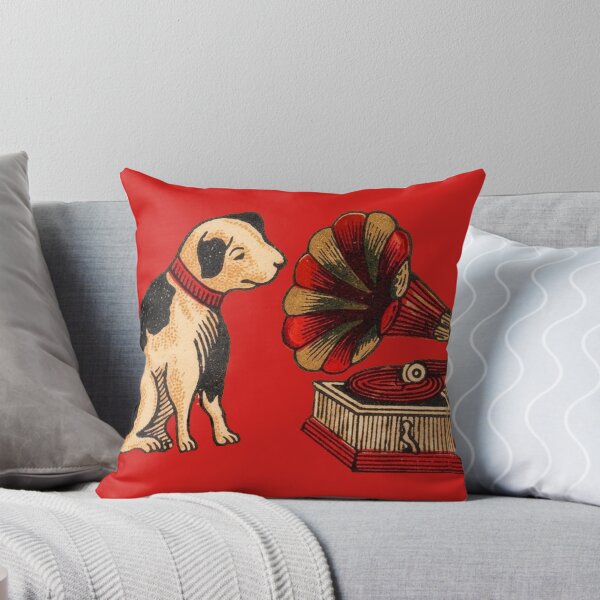 Item preview, Vintage Japanese Dog and Gramophone Matchbox Art designed and sold by Corinne Alexa Jackson.
