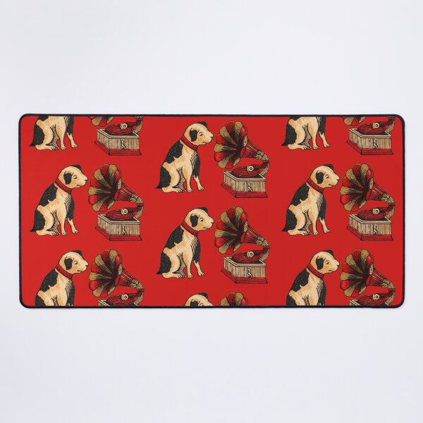 Item preview, Vintage Japanese Dog and Gramophone Matchbox Art designed and sold by Corinne Alexa Jackson.
