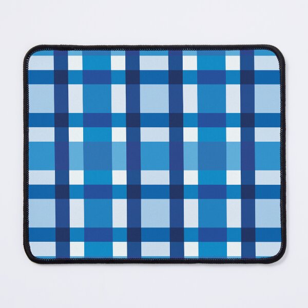 Item preview, clear water blue plaid designed and sold by Feral Lines Studio .
