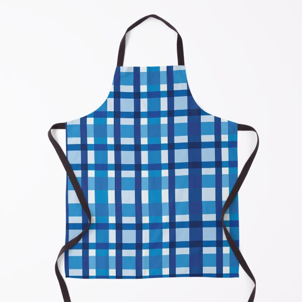 Item preview, clear water blue plaid designed and sold by Feral Lines Studio .