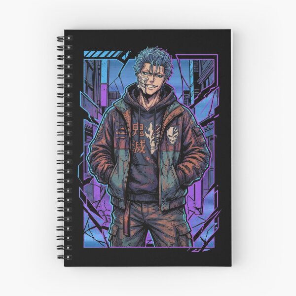 Item preview, Bleach Grimmjow Jaegerjaquez Casual Streetwear Vaporwave Neon Design designed and sold by Senpaiwaves.