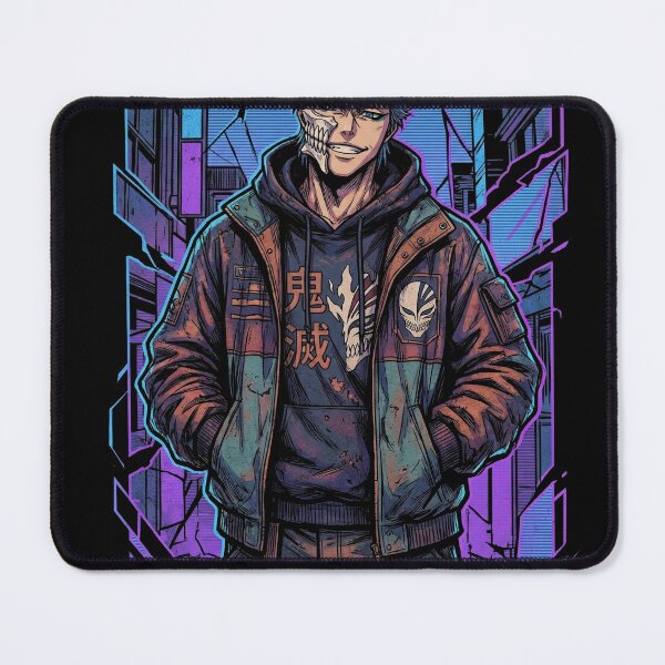 Item preview, Bleach Grimmjow Jaegerjaquez Casual Streetwear Vaporwave Neon Design designed and sold by Senpaiwaves.