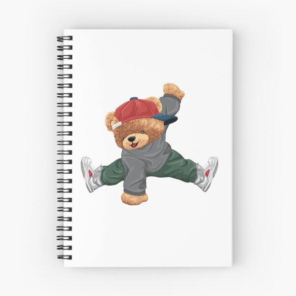 Item preview, Hip Hop Teddy Bear Jumping Pose designed and sold by Bhonard 21.