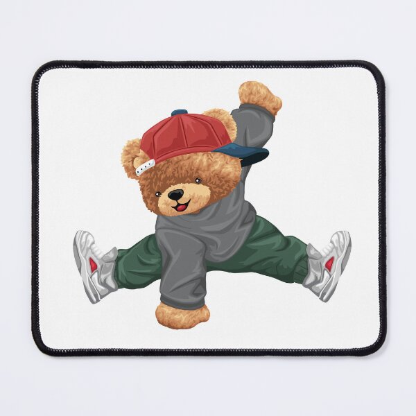 Item preview, Hip Hop Teddy Bear Jumping Pose designed and sold by Bhonard 21.