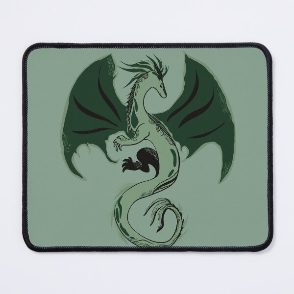 Item preview, Dark Green Dragon - Fantasy, Bookish designed and sold by Sophie Elaina Designs.