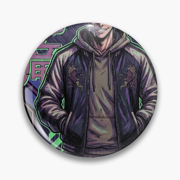 Artikelvorschau, Grimmjow Bleach Offenes schwarzes Hemd Street Style Vaporwave Portrait entworfen und verkauft von Senpaiwaves.