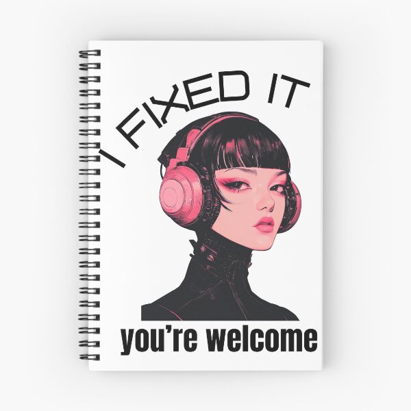 Item preview, I fixed it. You're Welcome. Girls in Tech Design - black text designed and sold by jkleditor.