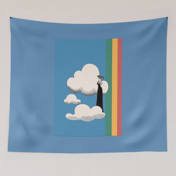 Item preview, Woman Above the Clouds – Summer Sky designed and sold by BestVarieties.