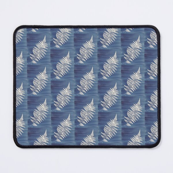 Item preview, Silver fern on blue designed and sold by Pebbles on the Beach.