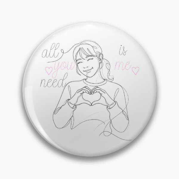 Item preview, All You Need Is Me Lovely Girl Heart designed and sold by ReuvenStore.