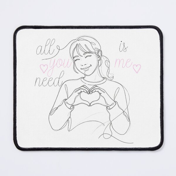 Item preview, All You Need Is Me Lovely Girl Heart designed and sold by ReuvenStore.