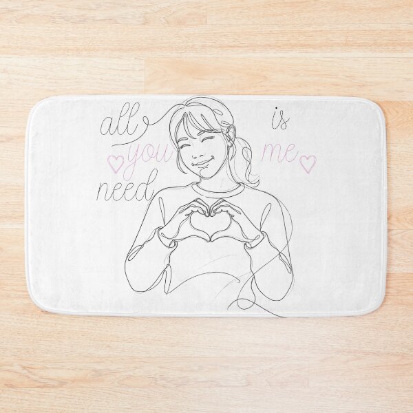 Item preview, All You Need Is Me Lovely Girl Heart designed and sold by ReuvenStore.
