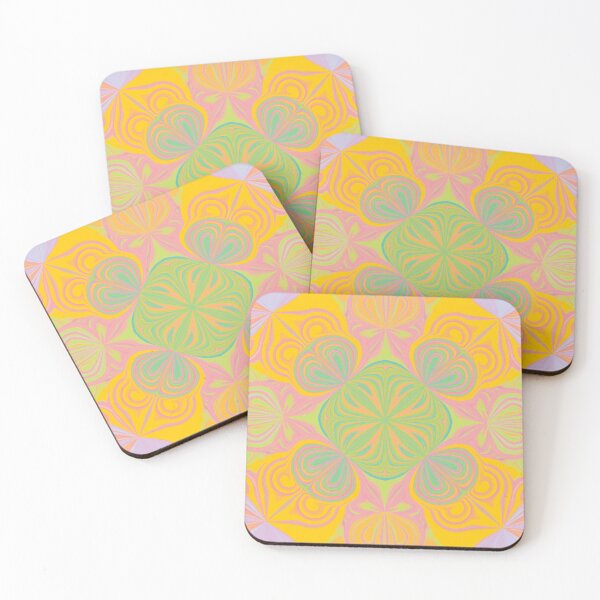 Item preview, mandala art with lively colors designed and sold by Feral Lines Studio .